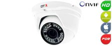 Cámara IP tipo domo 1.3 Megapixel antivandálica